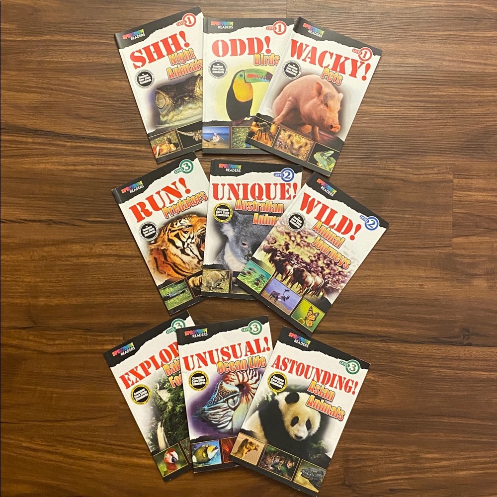 Set of 9 Spectrum Readers Books